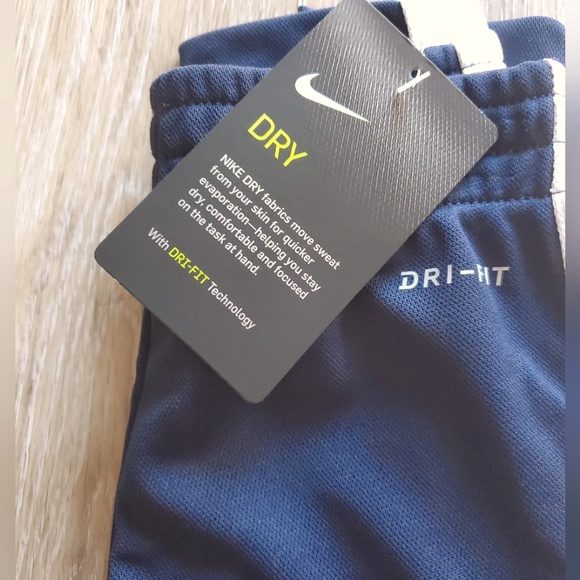 NIKE toddler boy's Dri-fit navy & white jogging pant in Size 2T - Picture 3 of 5